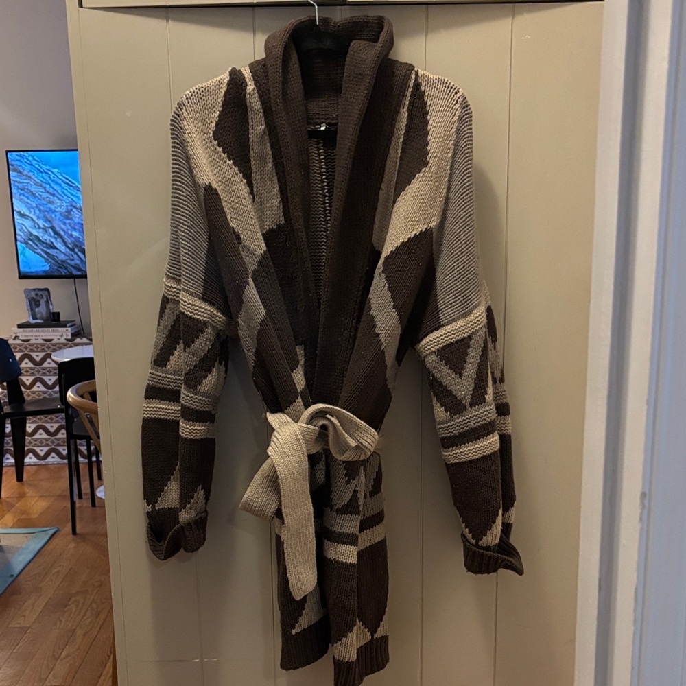 Maxmara Patterned Knit Cardigan - image 1